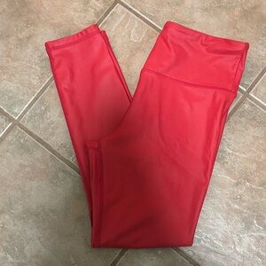 ZYIA Bold Red Active Leggings